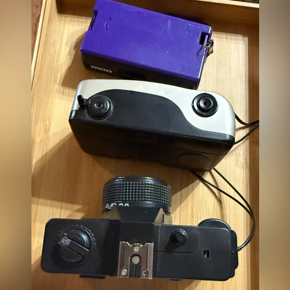 Vintage Camera Lot Untested Yamasheta 35mm, Kalimar Mini 110, Aspen 2000